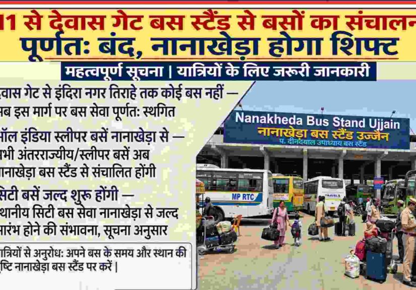 Dewas Gate Bus Stand Band Nanakheda Shift News
